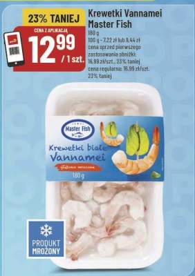 Krewetki białe Vannamei Master Fish promocja w POLOmarket