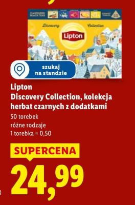 Kolekcja herbat czarnych z dodatkami Discovery Collection,  promocja w Lidl