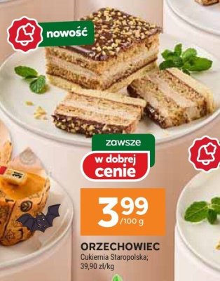 Orzechowiec cukiernia staropolska promocja w Stokrotka