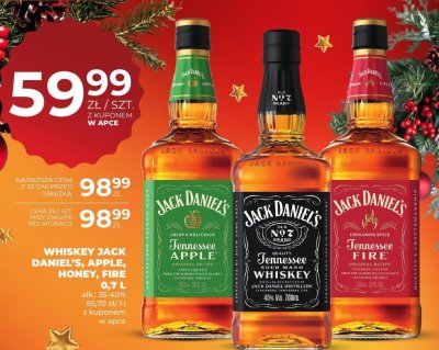Whiskey Jack Daniel's Fire 0,7 L promocja w Duży Ben