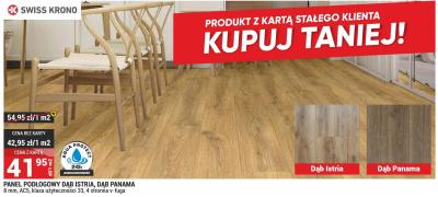 Panel podłogowy Dąb Istria promocja w Merkury Market