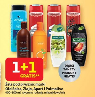 Żel pod prysznic Old Spice / Ziaja / Apart / Palmolive wybrane rodzaje Auchan promocja w Auchan