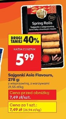 Sajgonki z warzywami promocja w Biedronka
