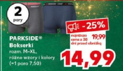 Bokserki 2 pary promocja w Kaufland