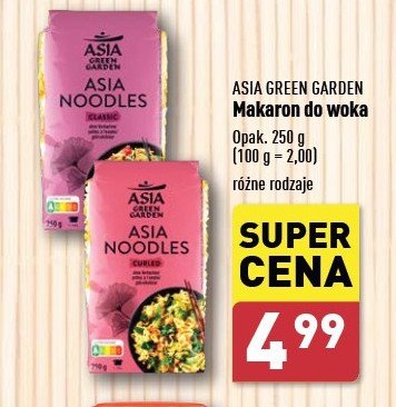 Kluski do woka Asia green garden promocja