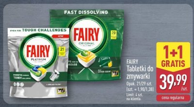 Tabletki do zmywarki Fairy promocja w Aldi
