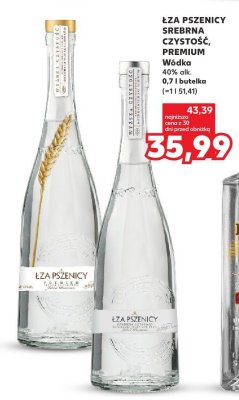 Wódka srebrna czystość premium 40% alk. promocja w Kaufland