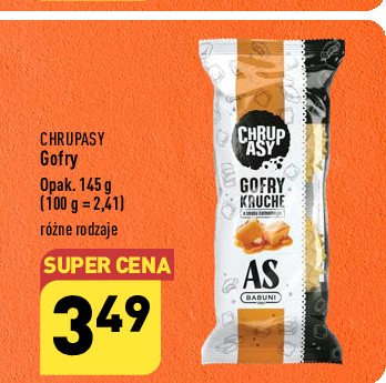 Gofry kruche karmelowe As-babuni promocja