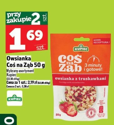 Owsianka Coś na Ząb 50 g promocja w TOPAZ