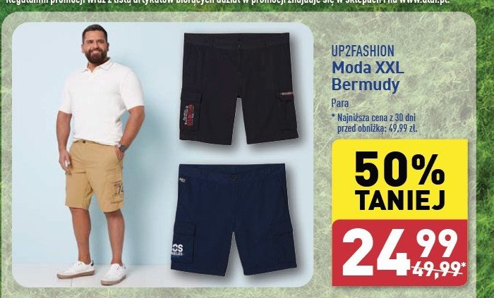 Bermudy xxl Up2fashion promocja