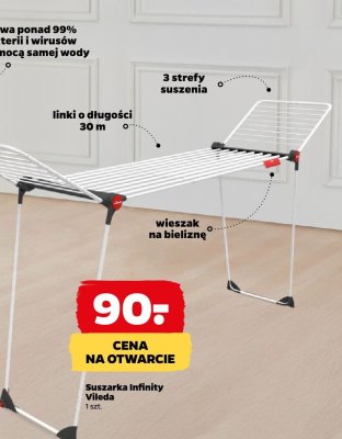 Suszarka na pranie Infinity promocja w Netto