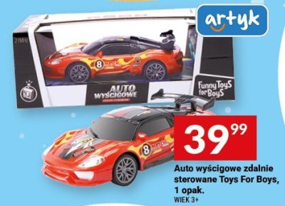 Auto wyścigowe zdalnie sterowane Toys For Boys promocja w Twój Market