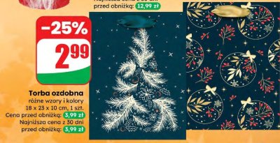 Torba ozdobna  promocja w Dino