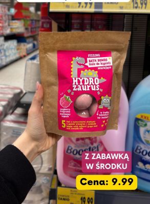 Musujące kule do kąpieli o malinowym zapachu promocja w Kaufland