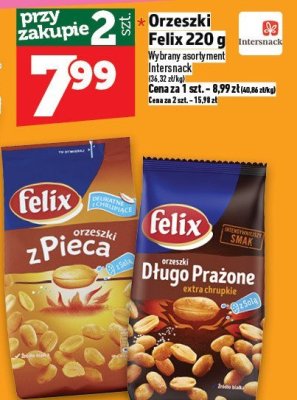 Orzeszki Felix 220 g promocja w TOPAZ