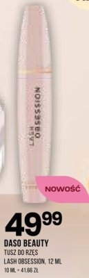 Kosmetyki do makijażu DASO BEAUTY tusz do rzęs lash obsession XXL promocja w Drogerie Natura