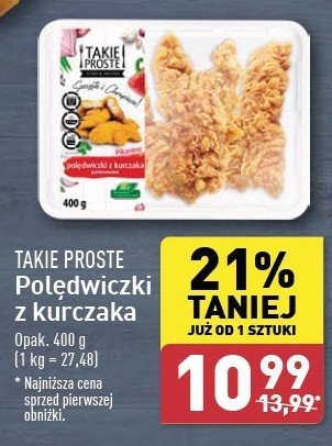 Polędwiczki z kurczaka panierowane pikantne Takie proste promocja