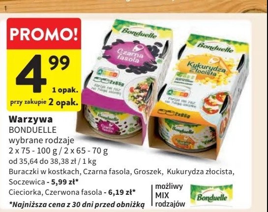 Fasola czarna Bonduelle promocja