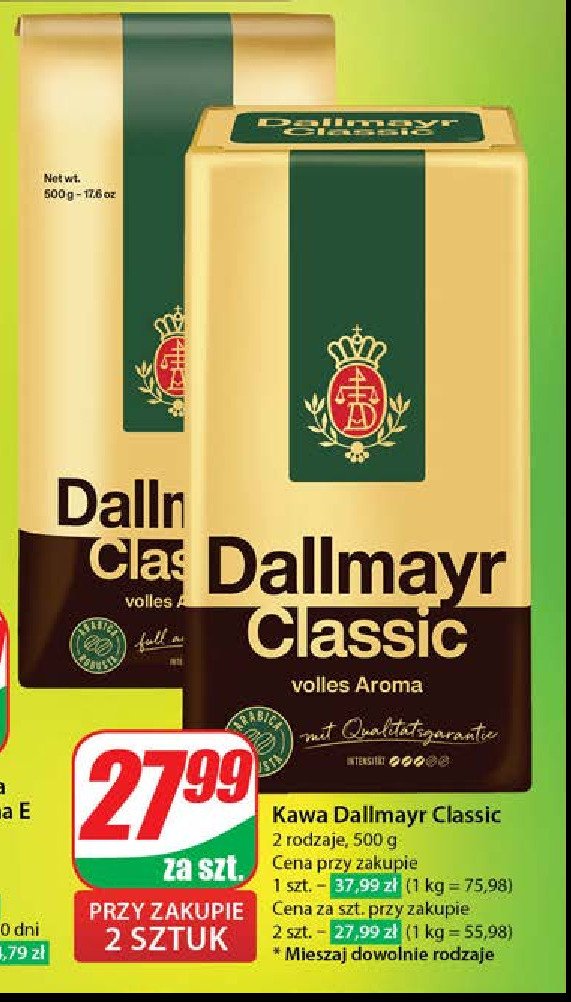 Kawa Dallmayr classic promocja w Dino