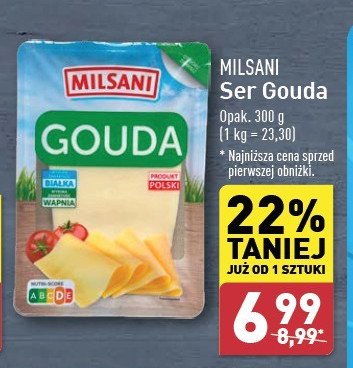 Ser zółty gouda Milsani promocja