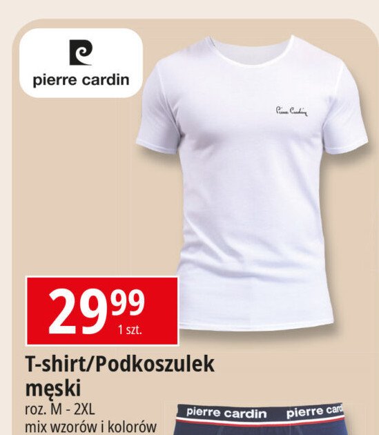 Podkoszulek męski rozm. m - xxl Pierre cardin paris promocja w Leclerc