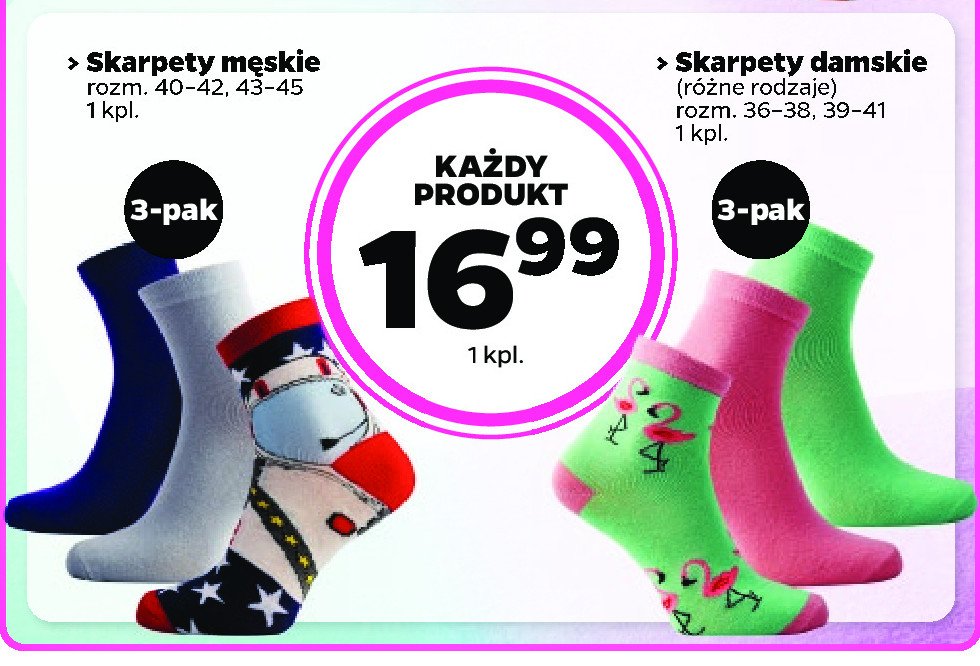 Skarpety m臋skie 40-45 promocja
