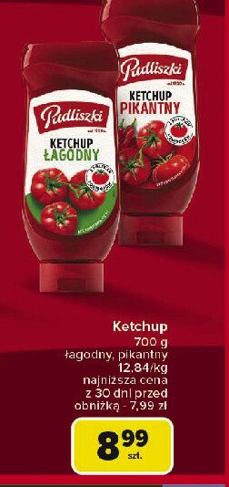 Ketchup pikantny Pudliszki promocja w Carrefour