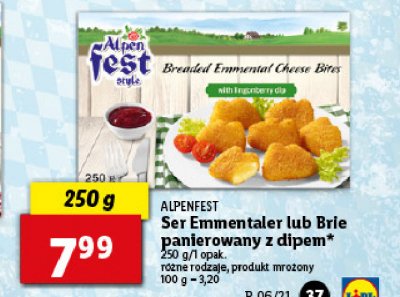 K膮ski serowe emmental bites Alpen fest promocja
