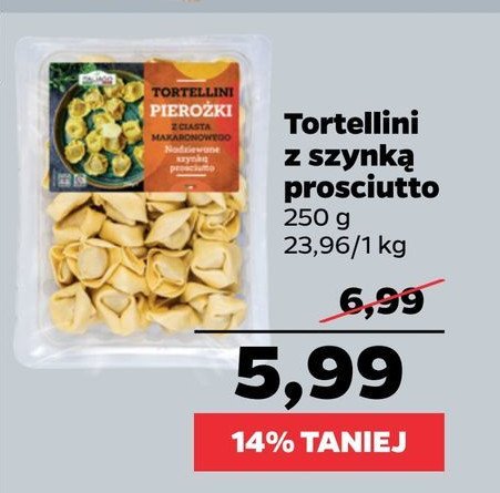 Tortellini z szynk膮 prosciutto crudo promocja