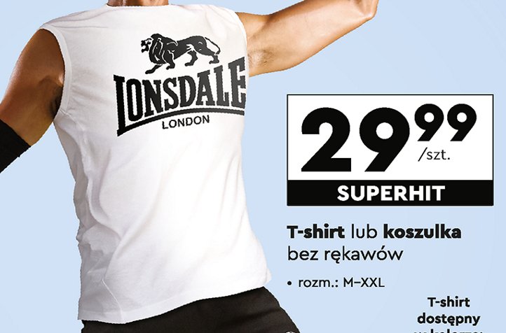 T-shirt męski m-xxl LONSDALE promocja