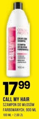 Szampon CALL MY HAIR szampon do włosów farbowanych promocja w Drogerie Natura