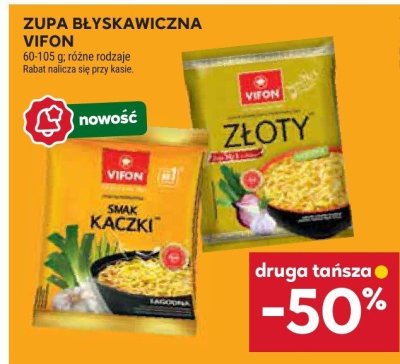 Zupa błyskawiczna Vifon Smak Kaczki promocja w Stokrotka