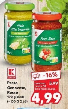 Pesto genovese rosso K-classic promocja