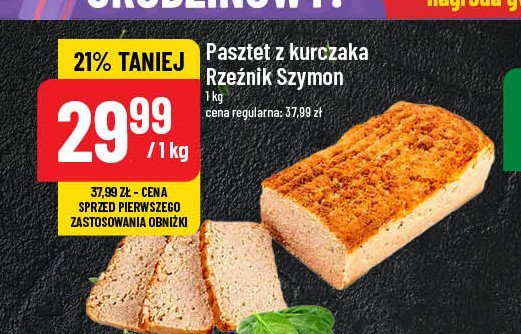 Pasztet z kurczaka Rzeźnik szymon poleca promocja