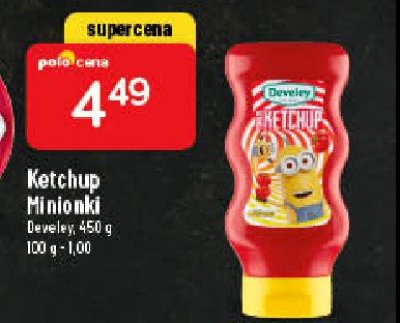 Ketchup minionki Develey promocja