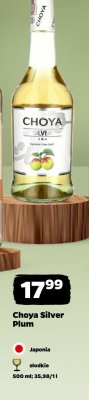 Wino Choya Silver Plum promocja w Netto