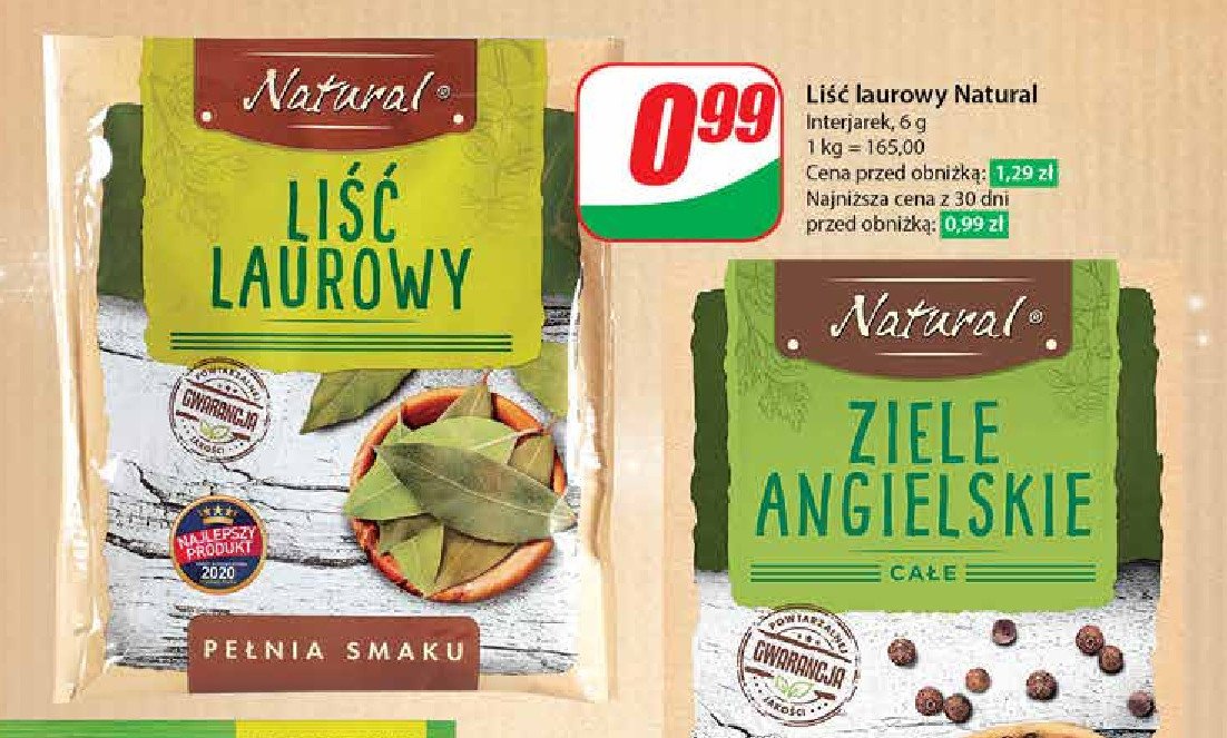 Liść laurowy Natural promocja