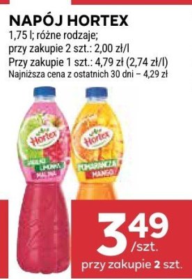 Napój Hortex promocja w Stokrotka