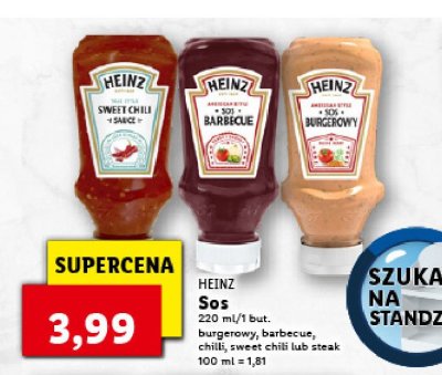 Sos sweet chilli Heinz promocja