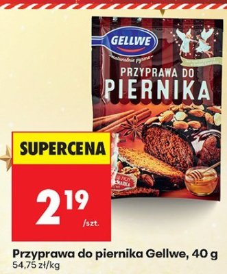 Przyprawa do piernika 40 g Gellwe promocja w Biedronka