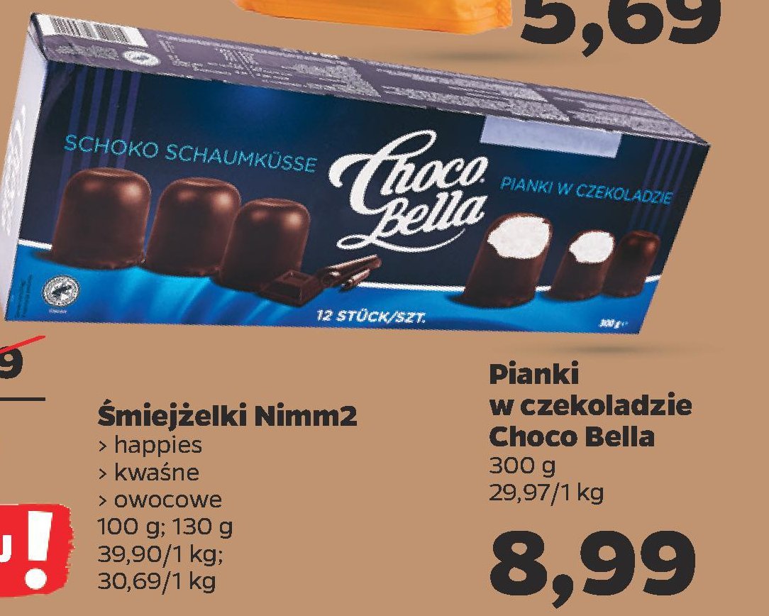 Pianki w czekoladzie Chocobella promocja