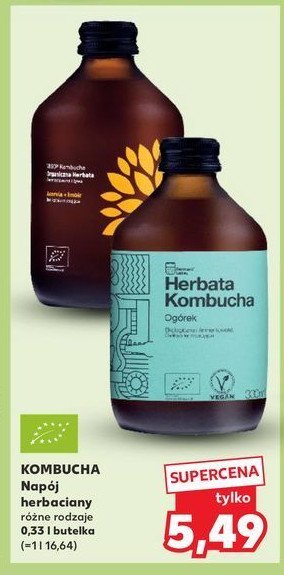 Herbata kombucha acerola z imbirem promocja