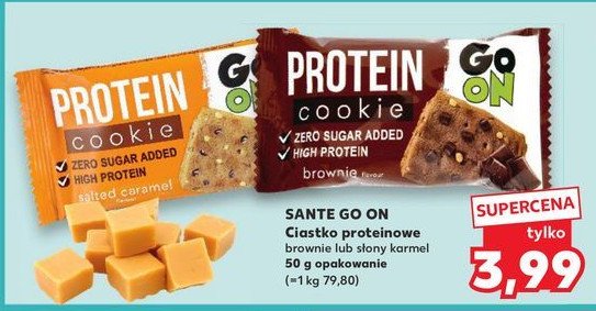 Ciastko brownie Sante go on! protein cookie promocja