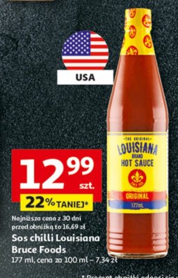 Sos chilli Louisiana Bruce Foods promocja w Auchan
