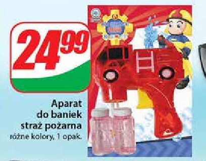 Aparat do baniek mydlanych straż pożarna promocja