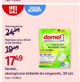 Tabletki do zmywarek eco Domol promocja