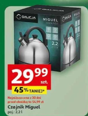 Czajnik Miguel promocja w Auchan