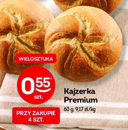 Bułka kajzerka premium promocja