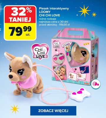 Piesek interaktywny LOOMY różne rodzaje promocja w Carrefour