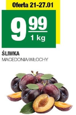Śliwka Macedonia/Włochy promocja w SPAR